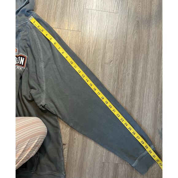 Harley-Davidson Hoodie 2XL Vintage Washed Gray, Genuine MotorClothes - Picture 8 of 8